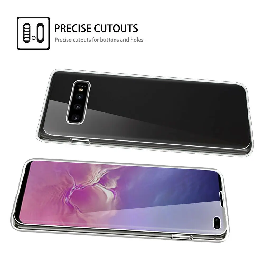 360 Double Silicone Case For Samsung Galaxy S10 S9 S8 Plus S10E S7 Edge A6 A8 A7 2018 A10 A20 A30 A40 A50 A60 A70 M10 M20 Note 9 |