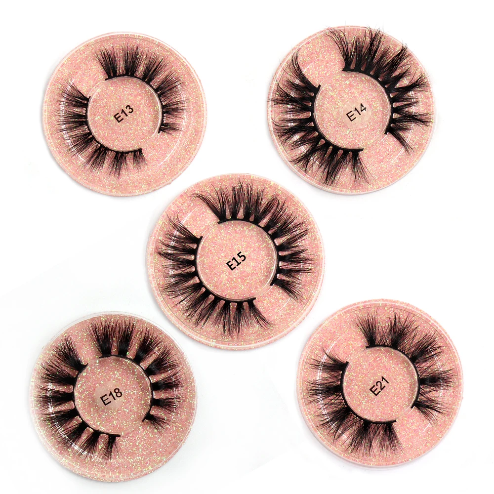 SOQOZ норковые ресницы 3D толстые ручной работы натуральные безжалостные