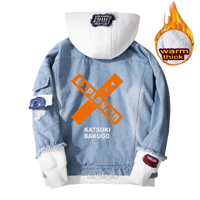 023 Boku No My Hero Academy hoodie Midoriya izku, пальто для косплея, джинсовая куртка для мужчин, зимняя женская джинсовая верхняя одежда, теплая толстовка - Цвет: 023