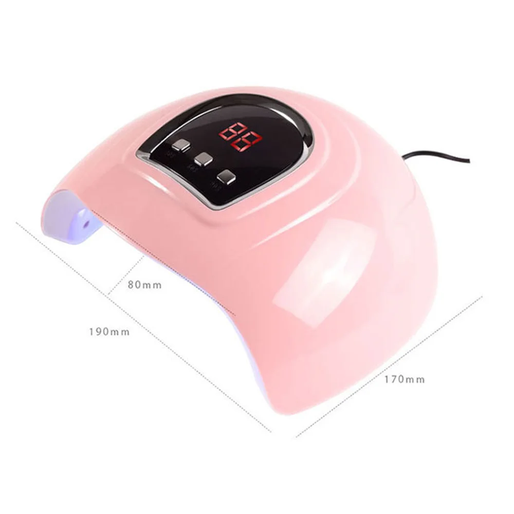 

1 Piece 54W LED UV Nail Polish Dryer Lamp Gel Curing Light Spa Professional Lamp Nail Dryer DIY Nail Art Manicure