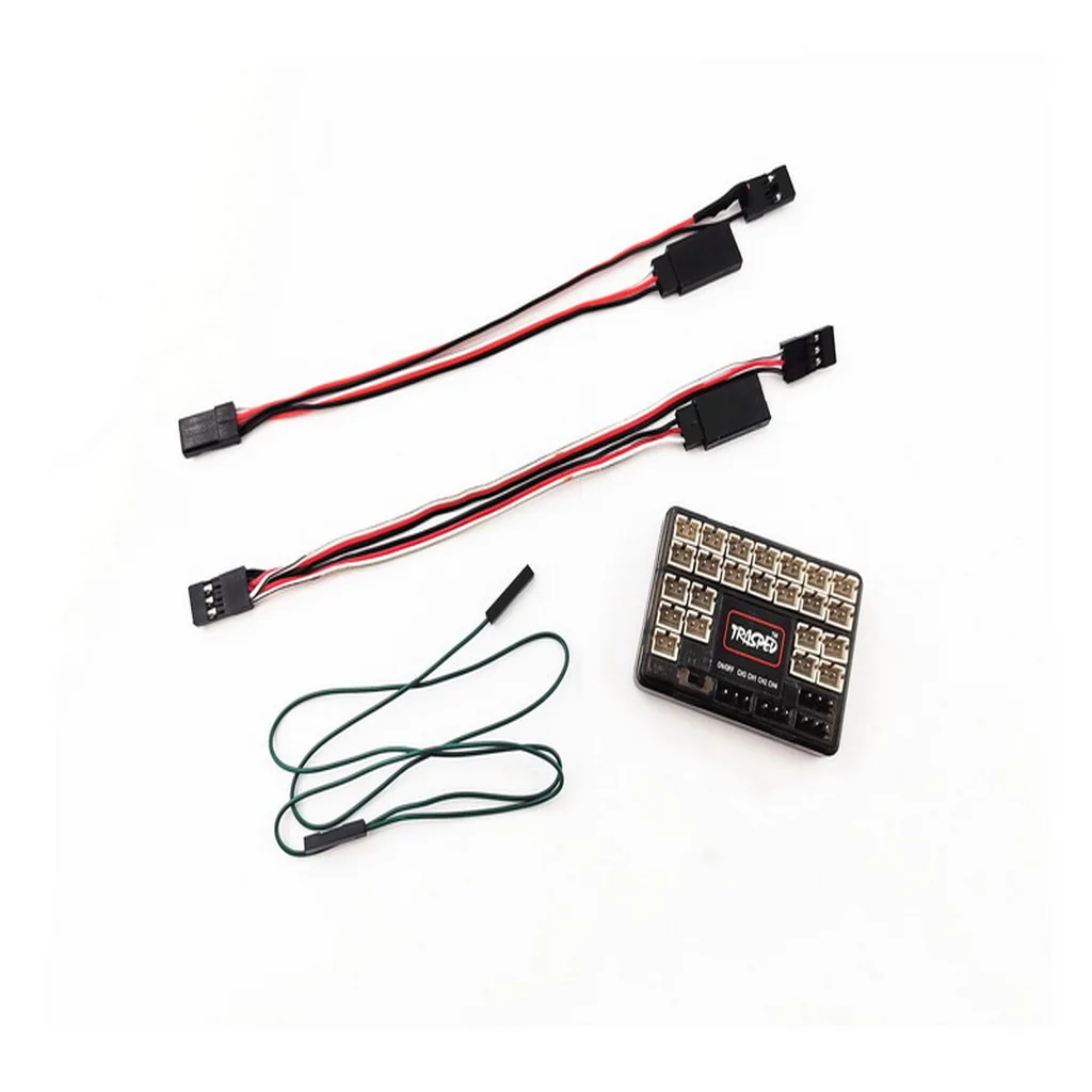 

1:10 RC Car IC Mainboard with LED Light Set for HG P-408 4x4 Rc Military Parts