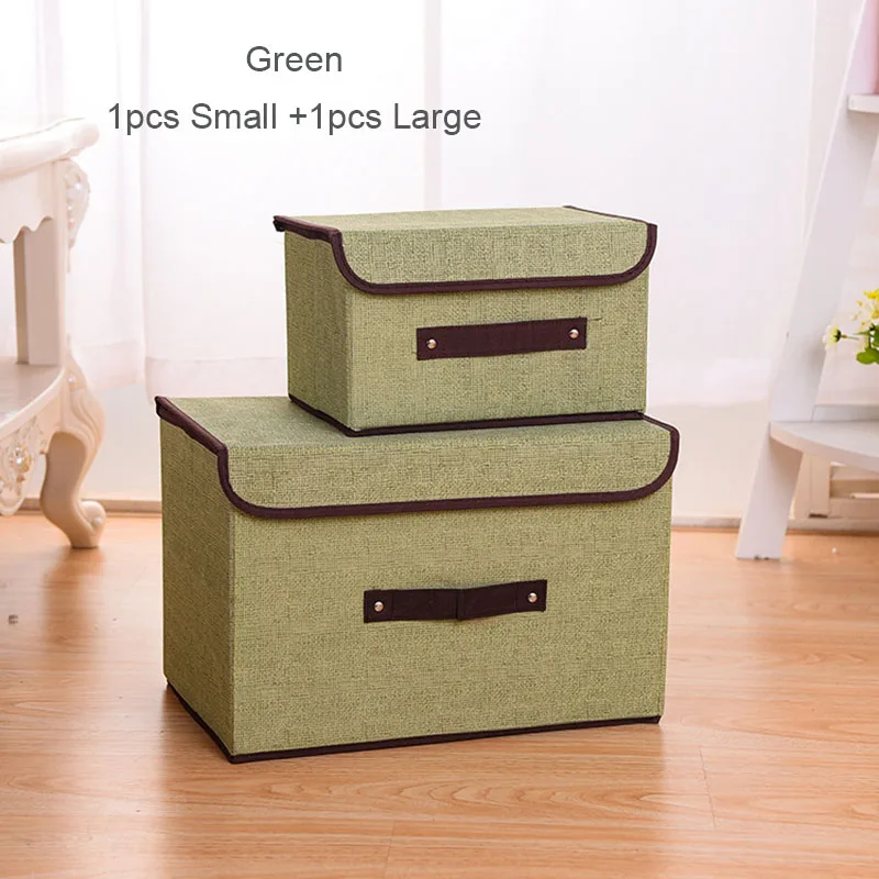 S and L Green ONEUP коробка для хранения с крышкой одежда носки игрушки закуски разное Органайзер без запаха коробка для хранения Ящики Косметика бытовой Органайзер - Цвет: S and L Green