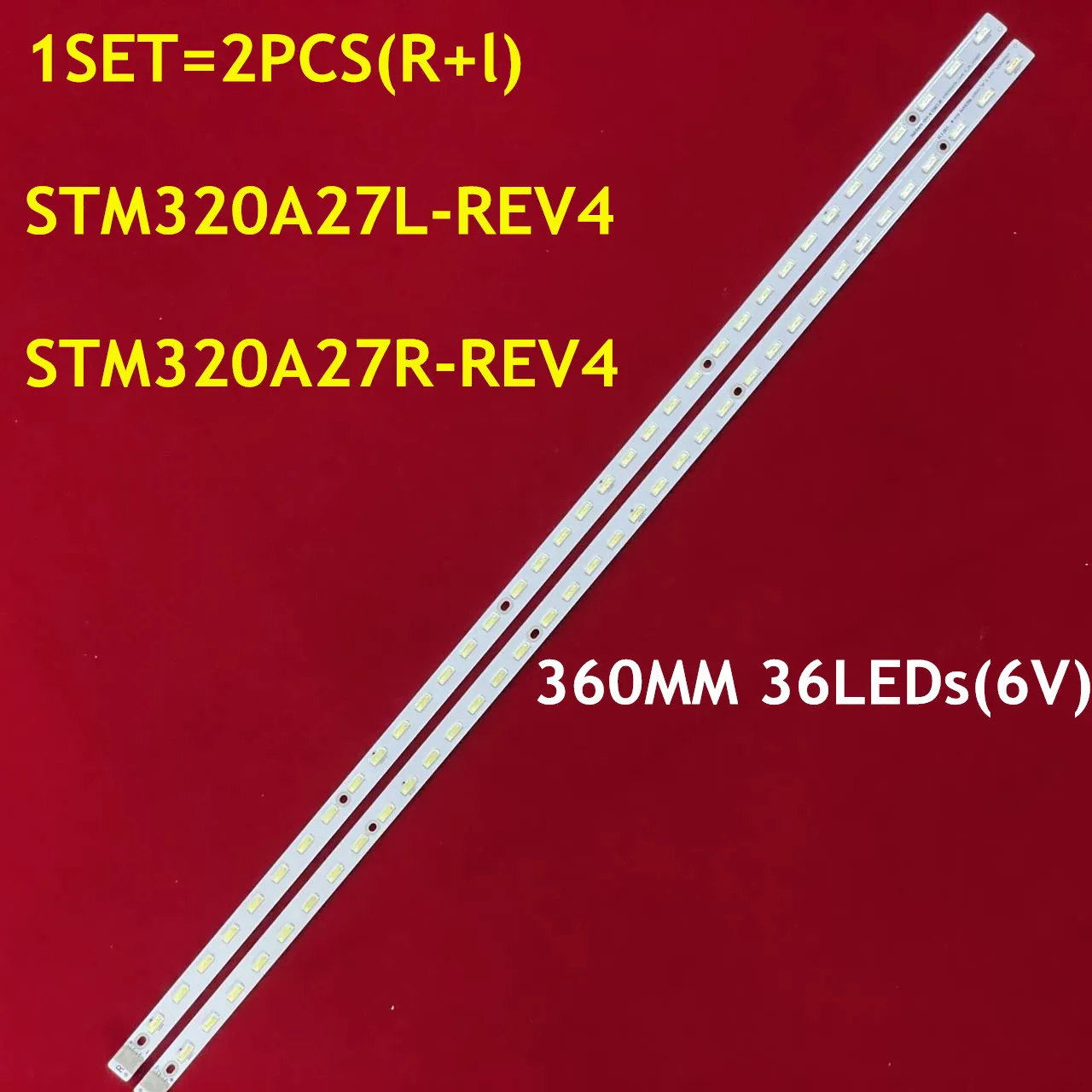 

1 комплект = 2 шт. светодиодный Подсветка полосы STM320A27R-REV4.0 STM320A27L-REV4.0 для TH-L32X30C LE32HWB
