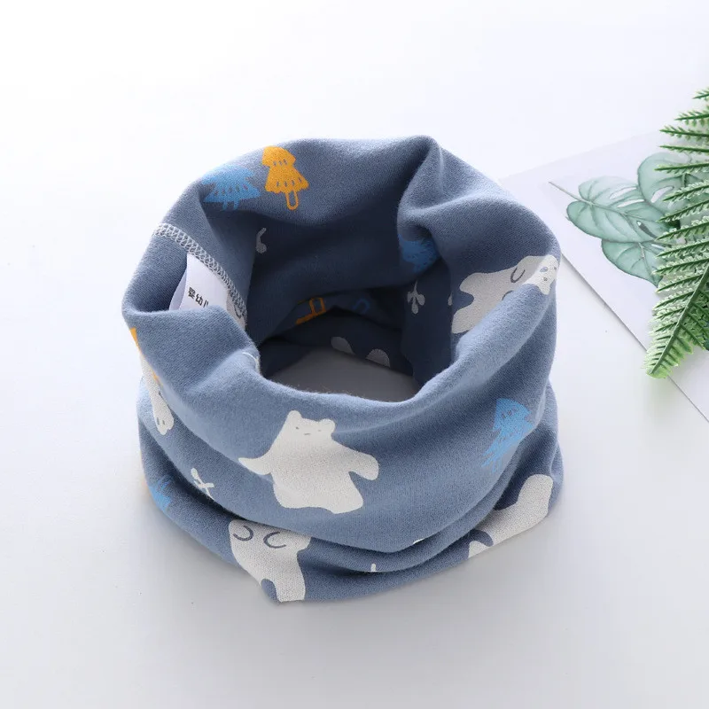 

KENSHELLEY Children's scarf bib baby autumn winter warm breathable neck Baby Bib Infinity Scarf Drool Bib 100% Cotton baby scarf