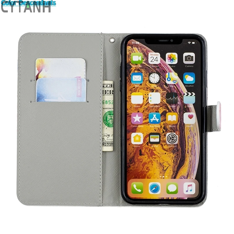 Чехол-книжка с 3D рисунком для iPhone X XS MAX XR 5 5S SE 6 S 7 8 Plus милый кролик элегантный