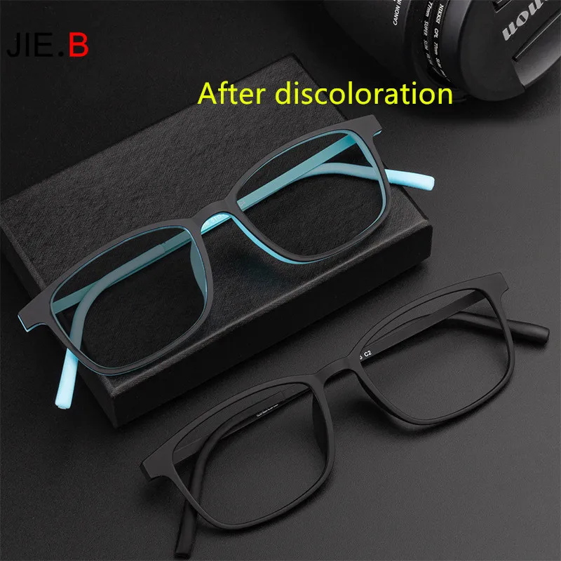 

2020 high quality photochromic business myopia smart sunglasses fashion ultralight titanium unisex glasses frame