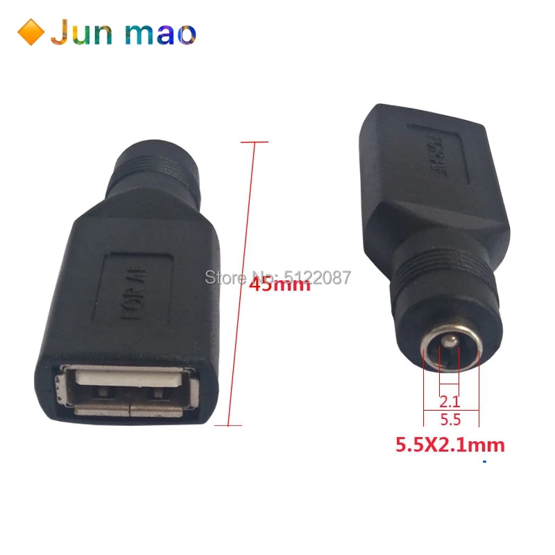 1 пара гнездовых разъемов USB 2 0 штекер/гнездовой разъем 5 в постоянного тока