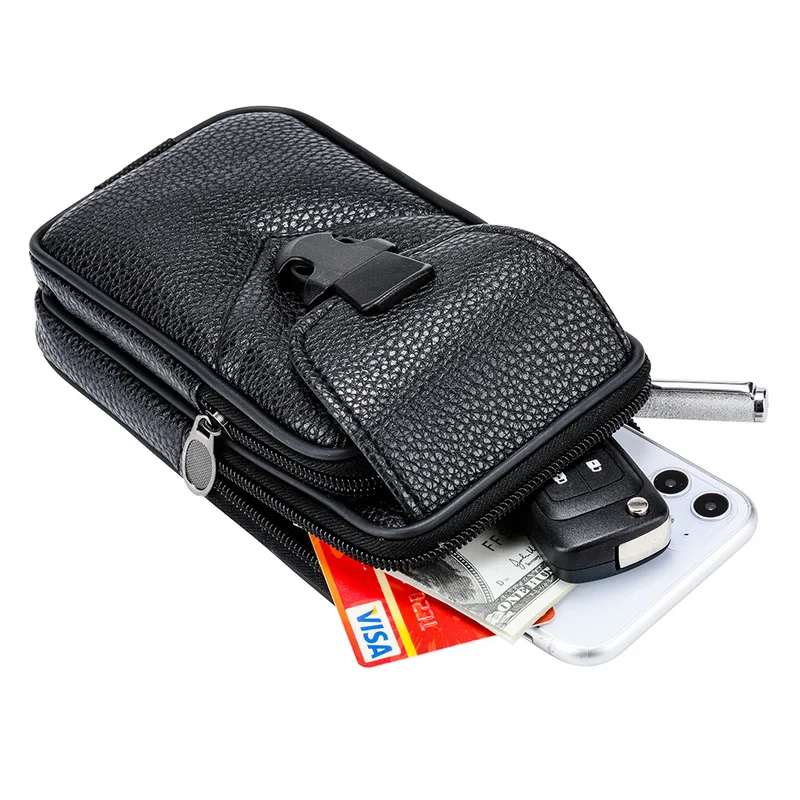 Универсальный двойной мобильный телефон сумка для iPhone/Samsung/Huawei/Xiaomi/Meizu/Motorola/Nokia