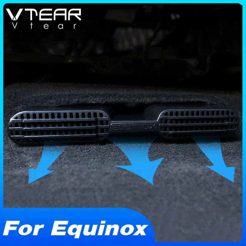 

Vtear сиденье воздуховыпускное грязное покрытие отделка аксессуары части интерьера автомобиля пылезащитный ABS внутреннее украшение для Chevrolet Equinox