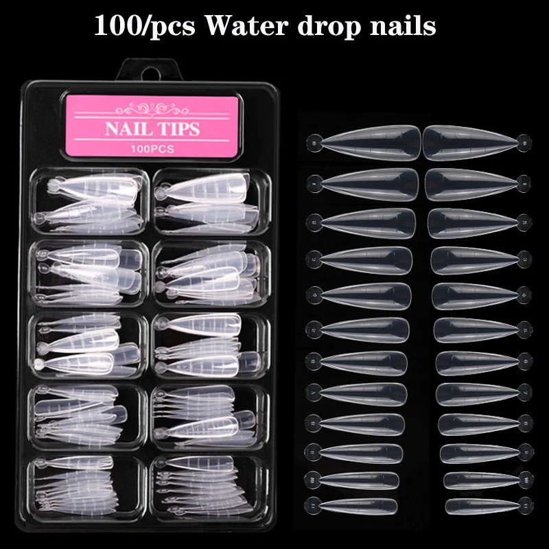 Фото 100/20 шт. формы для наращивания ногтей Nail Art Инструменты УФ гель быстрое