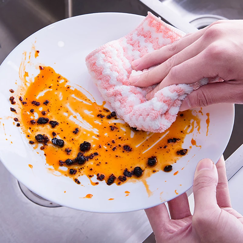 1 шт. супер Абсорбент микрофибры Кухня блюдо ткань с высокой пропускной