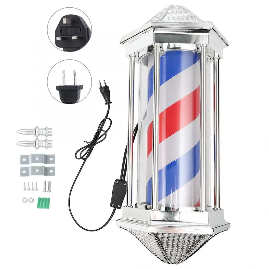 70 см Парикмахерская Полюс вращающийся светильник ing светодиодный