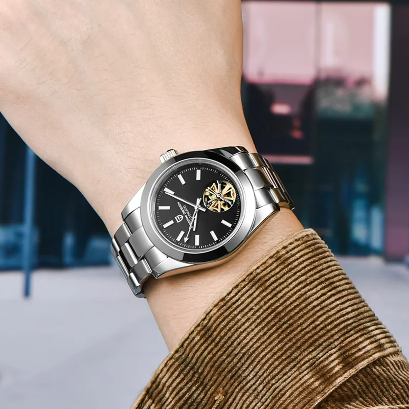 

PAGANI DESIGN Top Brand Men Mechanical Watch Tourbillon Stainless Steel Automatic Watch Waterproof Sapphire Glass Watch Men