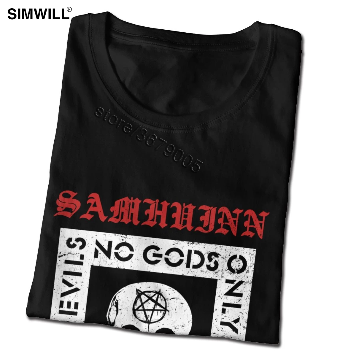 Оригинальная брендовая Футболка Мужская хлопковая футболка Samhuinn 666 в стиле