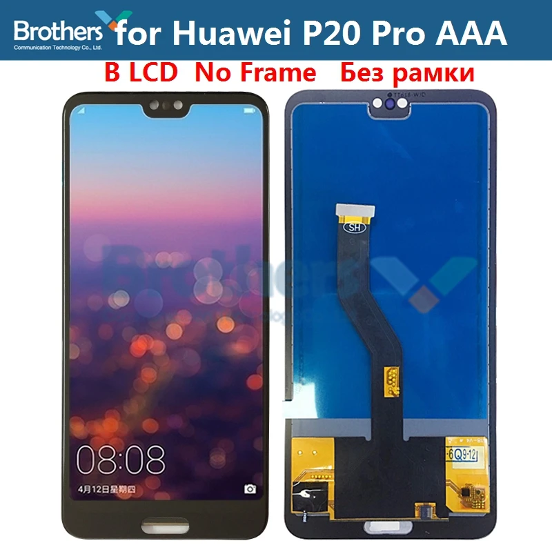 ЖК-дисплей Дисплей для huawei P20 Pro ЖК-дисплей Экран для P20 Pro CLT-L09 CLT-L29 CLT-AL00 CLT-AL01 ЖК-дисплей сборки Сенсорный экран планшета Тесты