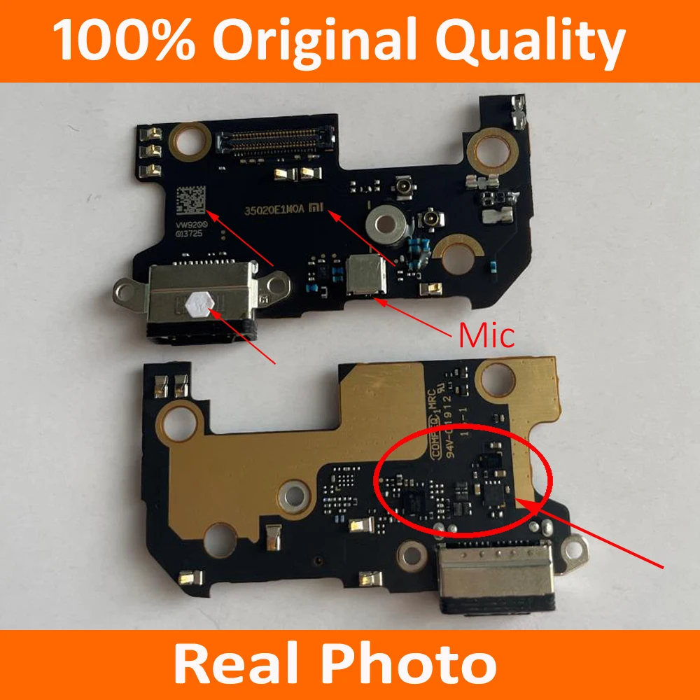 Оригинальная зарядная плата для Xiaomi Mi 8 Mi8 M8 USB разъем PCB порт зарядки док-разъем