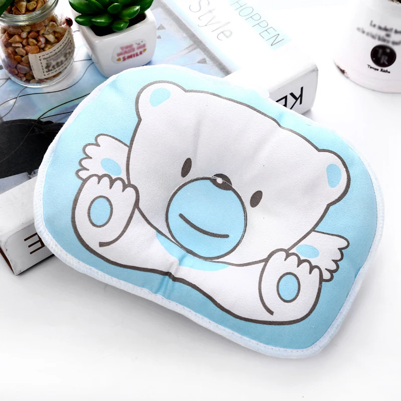 

2020 Newest Newborn Toddler Infant Baby Anti Roll Sleep Pillow Babies Prevent Roll Head Cushion Lovely Cute Pillows
