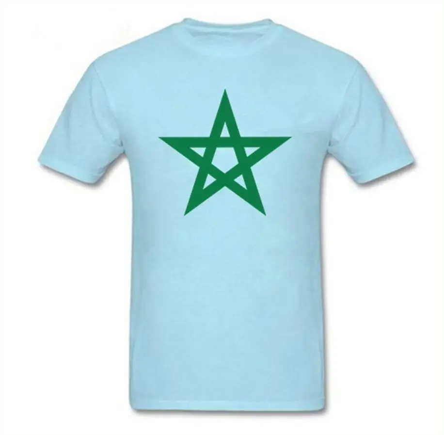 

2021 Summer Men's O-Neck Loose Short-Sleeved T-shirt Personality Five-Pointed Star Pattern Printing Graphic Casual Oversized Top