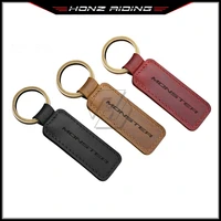 for ducati 696 796 795 821 400 monster key motorcycle keychain cowhide key ring