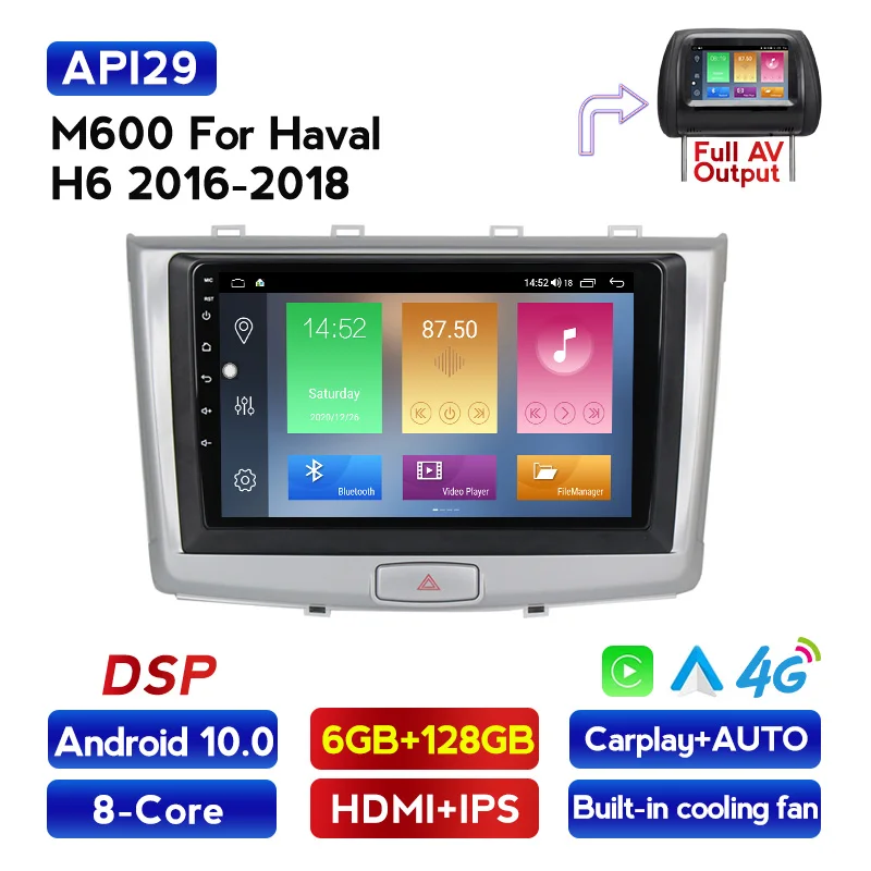 Автомагнитола MEKEDE для GREAT WALL Haval мультимедийный видеоплеер на Android 10 без dvd с GPS