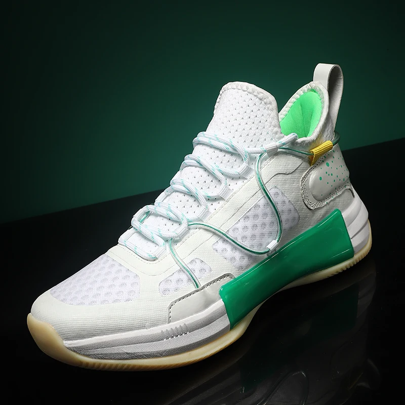 

Men's Basketball Shoes Breathable Cushioning Non-Slip Wearable Sports Shoes Gym Training Athletic Basketball Sneakers