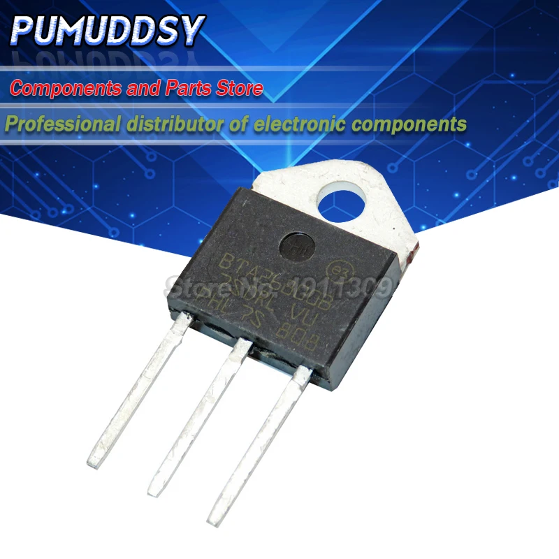 5 шт. BTA26 800B BTA26800B 800 симисторов 25 ампер вольт TO 3P|Интегральные схемы| |