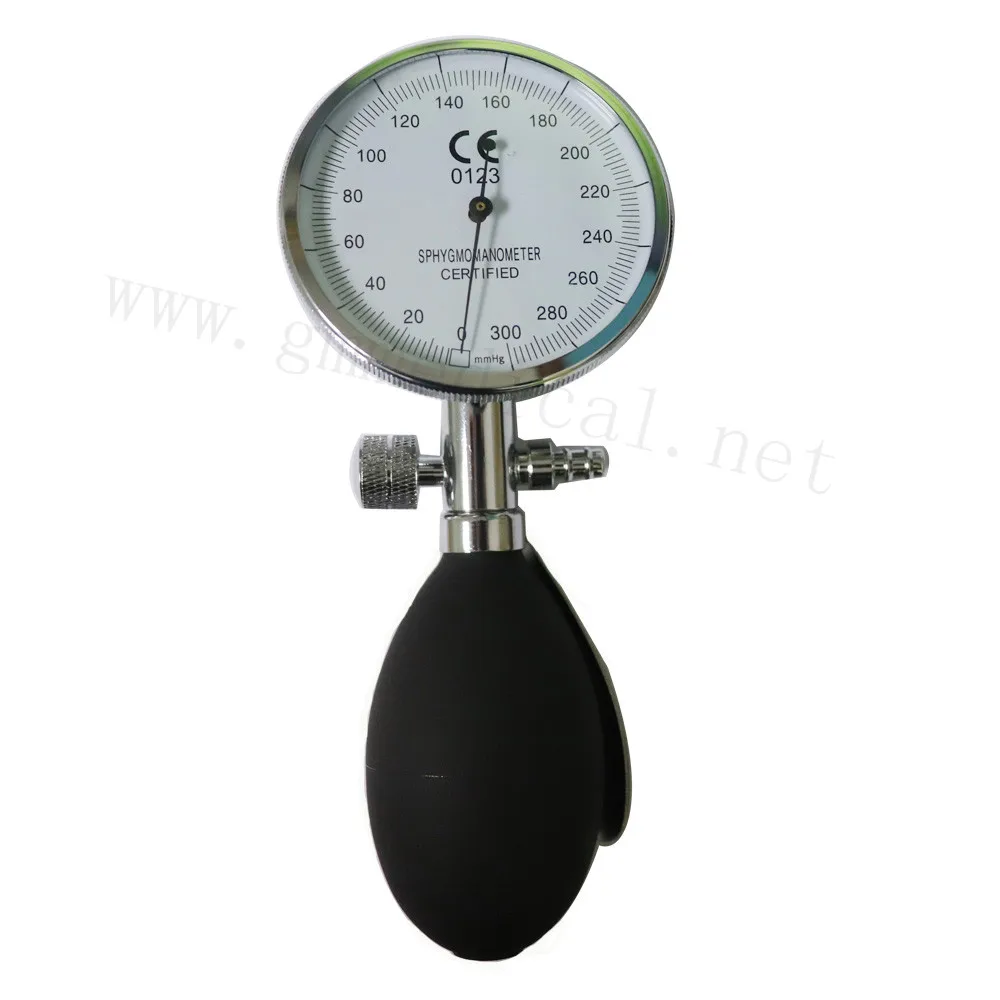 hand-held Pressure display Gauge with PVC ball,for Aneroid Sphygmomanometer Blood Pressure Monitor Accessories.