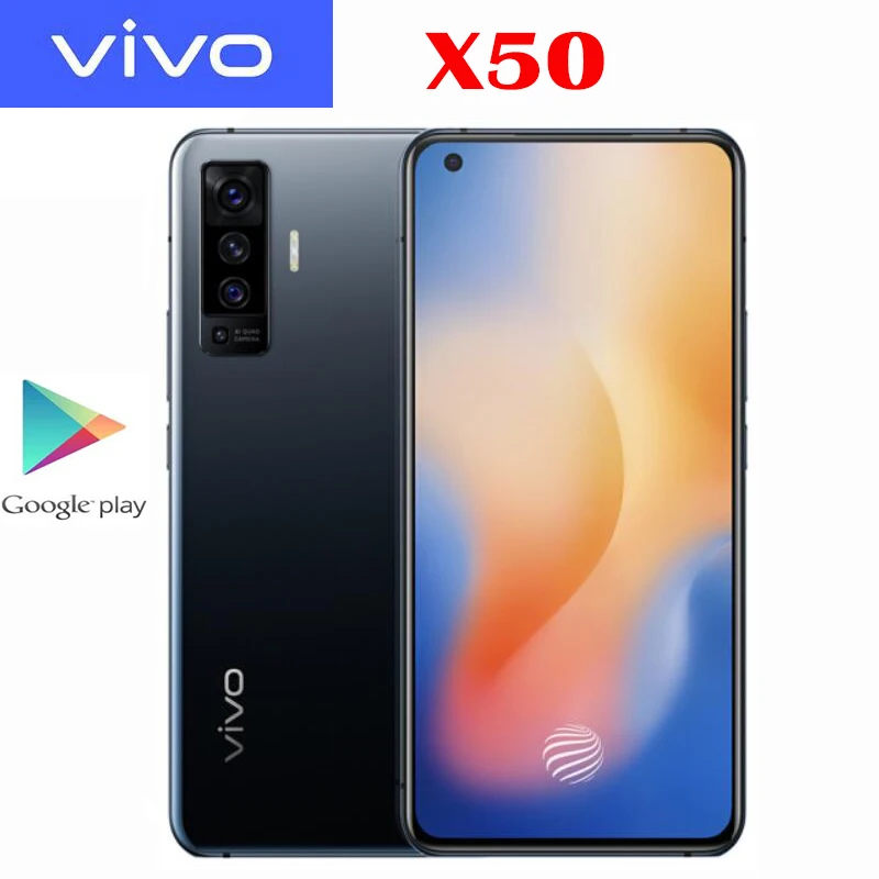 Официальный оригинальный новый смартфон VIVO X50 5G Snapdragon 76 6 56 дюйма AOMLED 2376x1080P камера