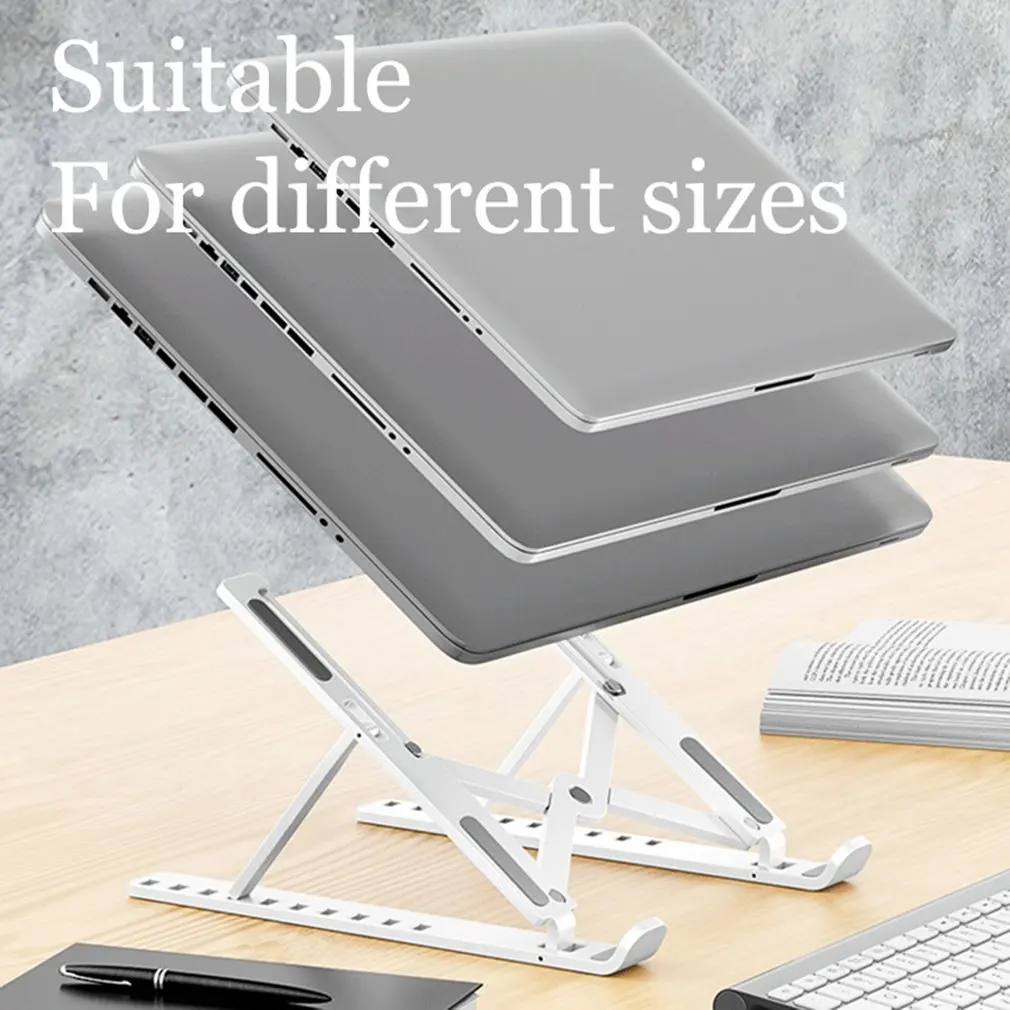 Регулируемая подставка для ноутбука пластиковая Macbook компьютера ПК iPad планшета