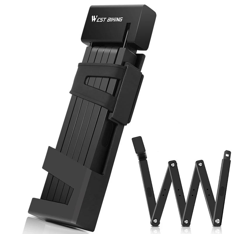 

Foldable Bike Lock Bicycle Hamburg Lock High Security Anti-Theft Scooter Electric E-Bike Cycling Chain Lock MTB Accessories