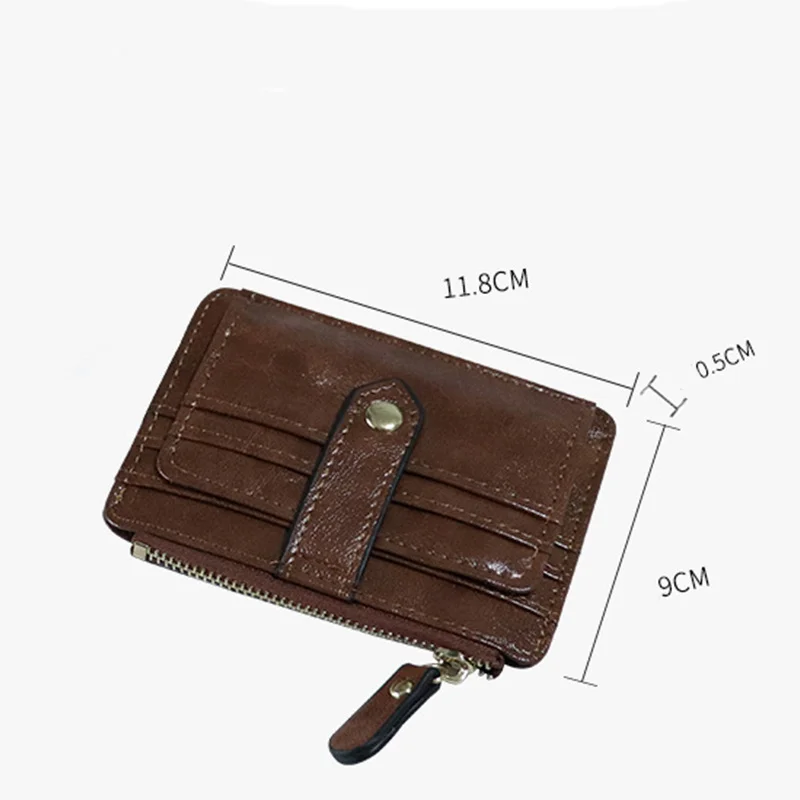 2021 Unisex Wallet Business ID Card Holder Pu Leather Coin Pocket Bus Organizer Purse Bag Men Women Multi-color | Багаж и сумки