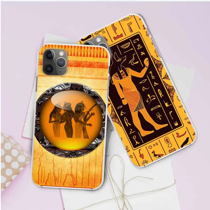

Modern Art Egypt Fresco Phone Cases For Apple iPhone X XR 7 8 Plus 6 6s Plus XS MAX 11 Pro 5 5s Max SE 2020 Phone Covers Fundas