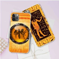 modern art egypt fresco phone cases for apple iphone x xr 7 8 plus 6 6s plus xs max 11 pro 5 5s max se 2020 phone covers fundas