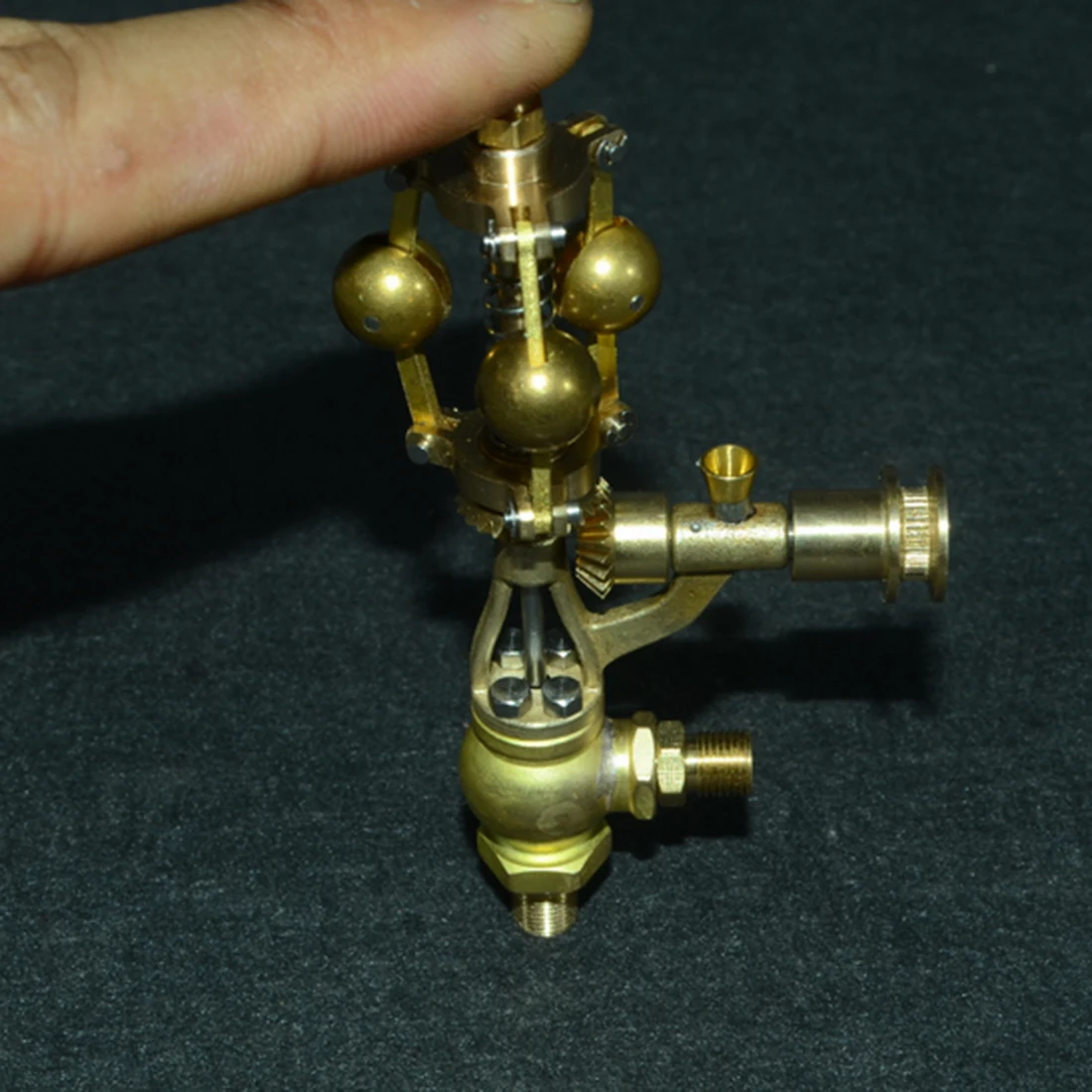 Мини латунный паровой двигатель Flyball регулятор физики мощность пара