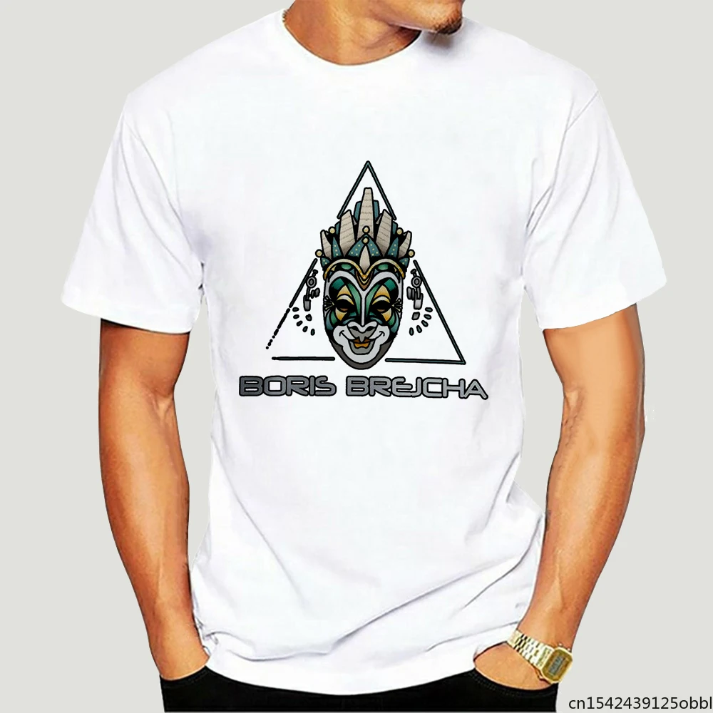 

New Popular DJ Boris Brejcha Mens Black T-Shirt Top Unisex Summer Trend Soft Classic Casual Plus Size M-5XL