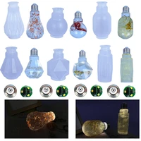 led bulb silicone resin molds light molds kit crystal lamp molds diy epoxy resin kit for home decoration handmade crafts