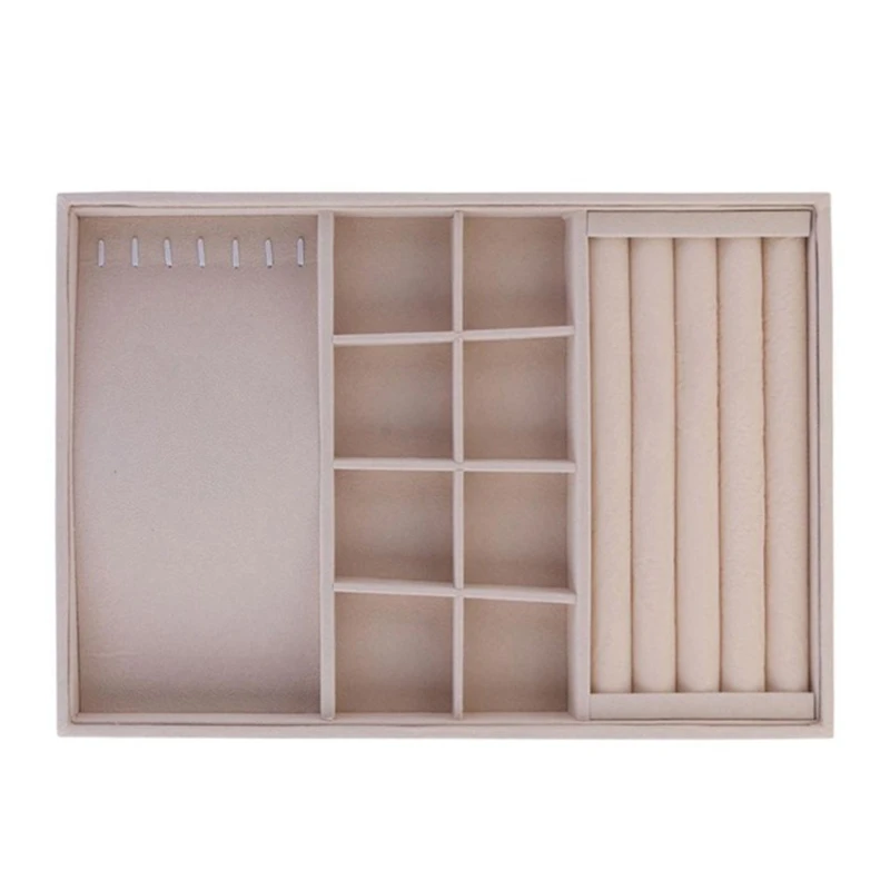 Флисовая шкатулка для ювелирных изделий подставка украшений держатель серег