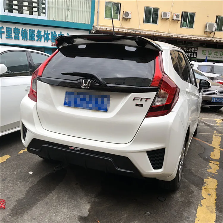 Задний спойлер для Honda fit Jazz 2014 2017 задний переднего бампера|Спойлеры и крылья| |