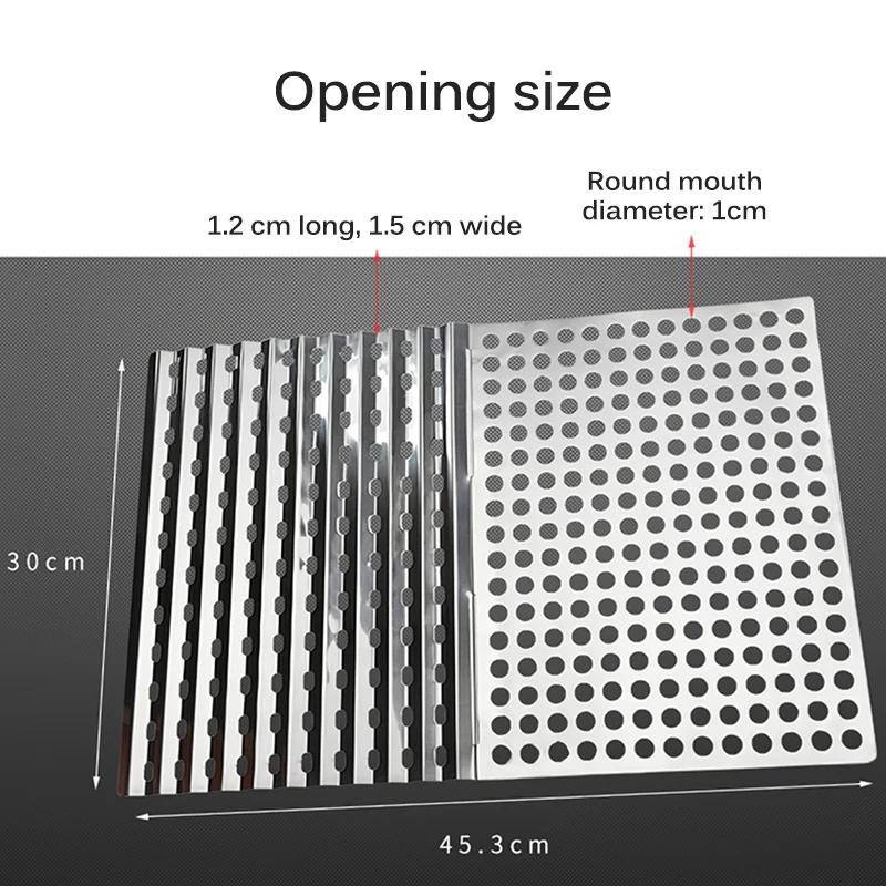 

Barbecue Grill Portable Stainless Steel Foldable Non-Stick Barbecue Mesh Net Design Grill Outdoor Camping BBQ Picnic Tool