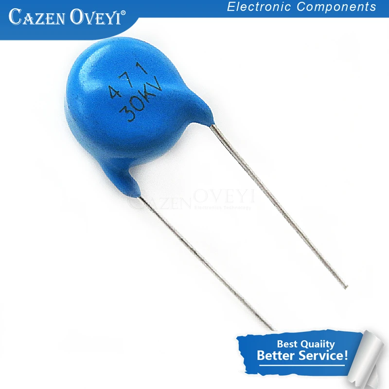 5pcs/lot High voltage ceramic capacitors 30KV 471 471K In Stock|Интегральные схемы| |