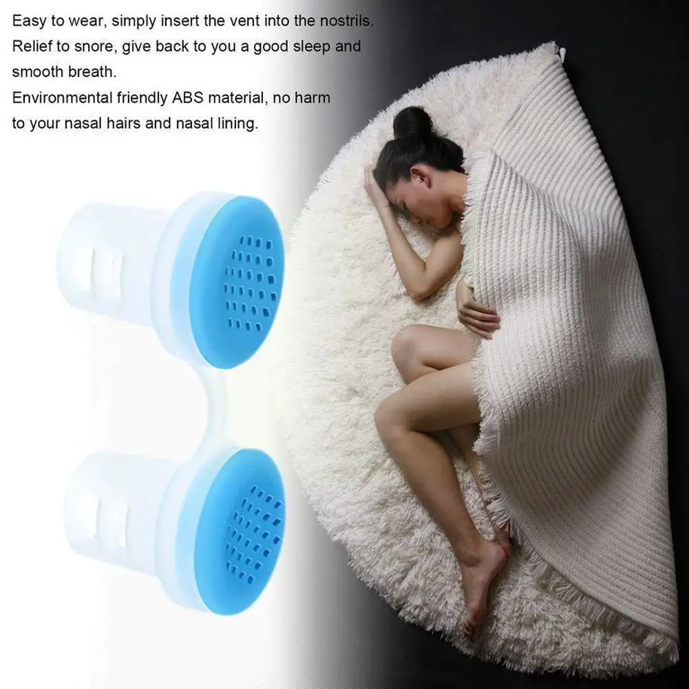 

Anti Snoring Nose Clip Devices Professional Snore Stopper Nose Vents Snore Nasal Dilators For Better Sleep 2pcs Z9d9