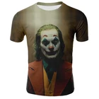 Новинка 2020, Лидер продаж, футболка с клоуном для мужчин и женщин, универсальное лицо, 3D принт, ужасная модная футболка, размер XXS-5XL