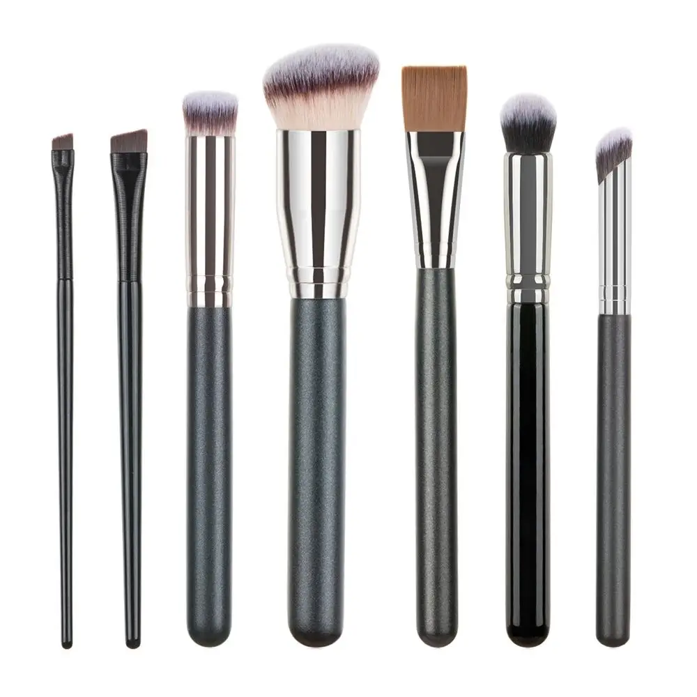

7Pcs Multi-function Wood Makeup Brushes Set Foundation Concealer Mask Eyebrow Eyeline Make Up Brush Cosmetics Beauty Tool Kits