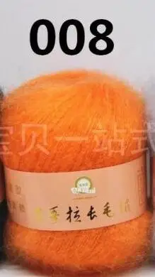 008 orange TPRPYN 1 шт. = 50 г мягкий мохер Кашемир Вязание шерсть пряжа DIY шаль шарф вязание крючком нитки поставки - Цвет: 008 orange