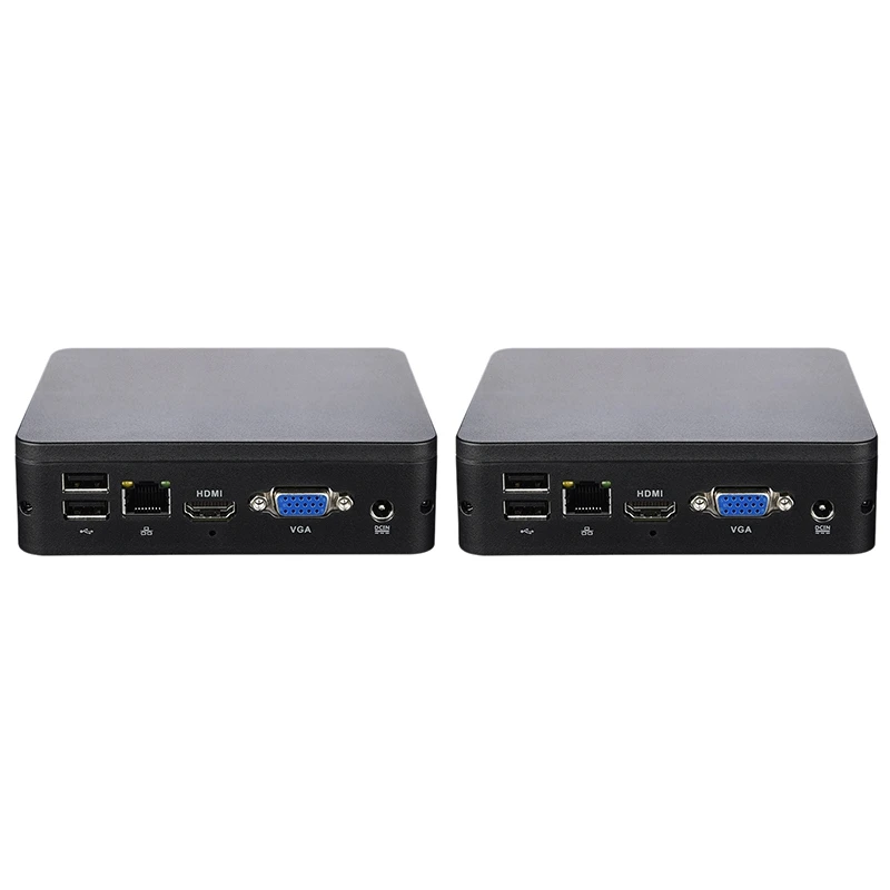 

MINI Host DDR3L Office Host HDMI+VGA Dual 4K Support Windows 10&Linux