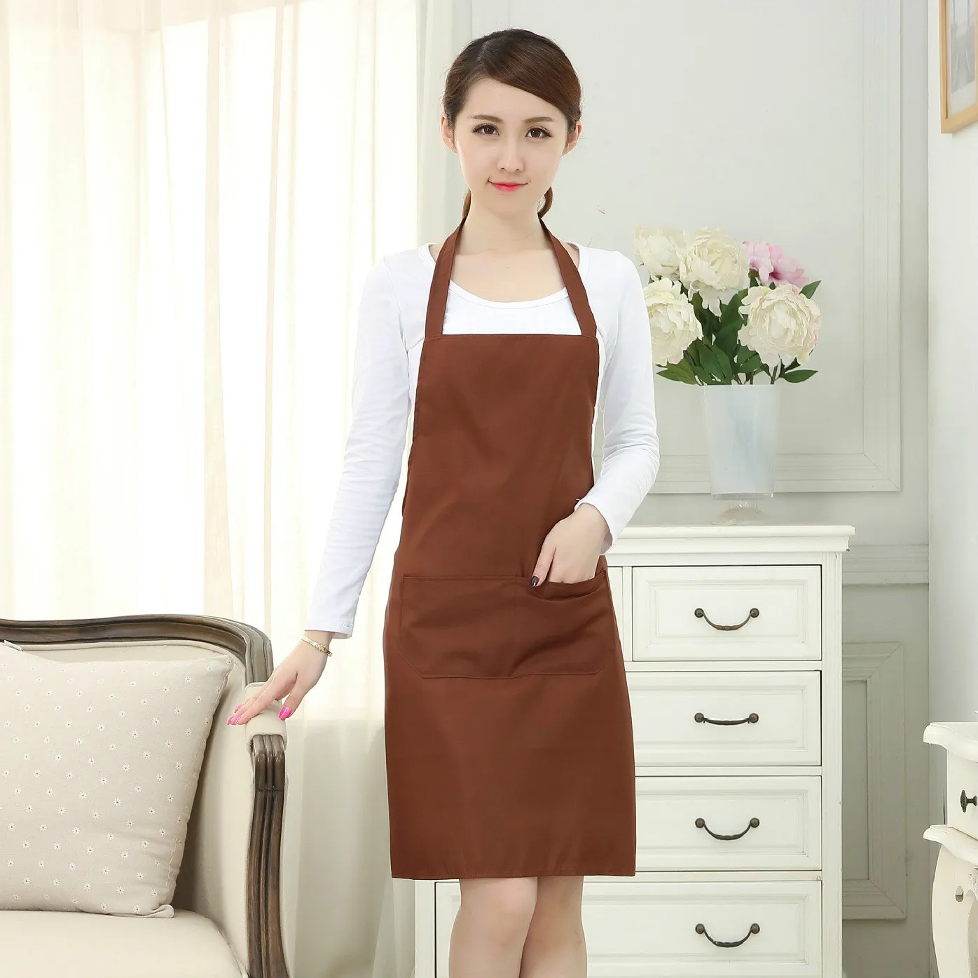 2020 простота Кухня фартук женщина Для мужчин шеф-повар официант стулья для кафе