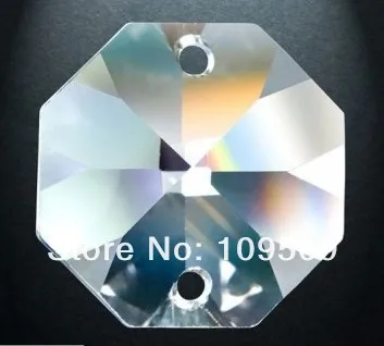 200 шт./лот 14 мм хрустальные Восьмиугольные бусины с высокой преломлением и