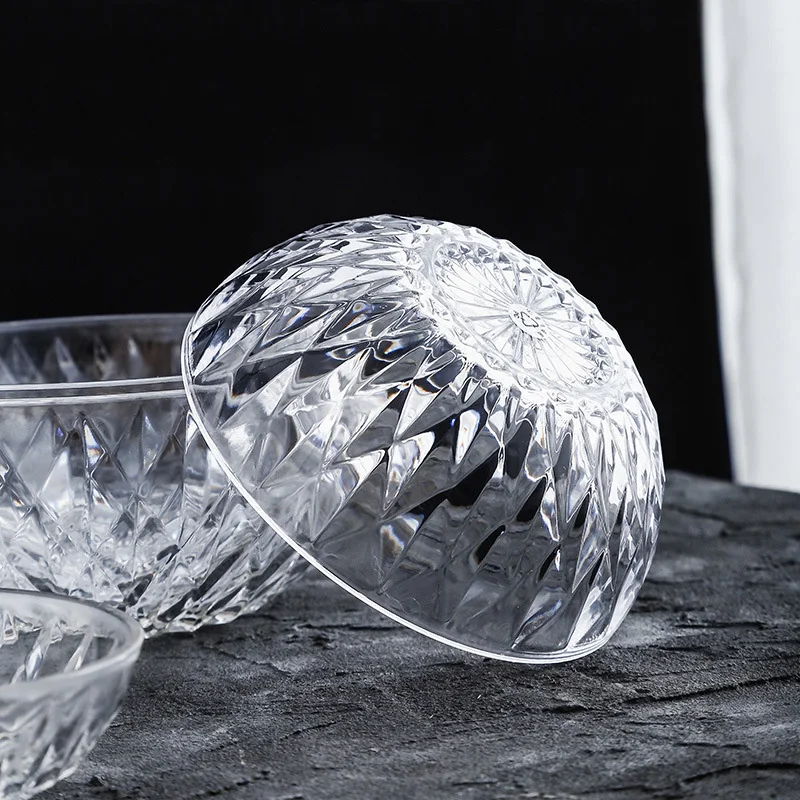 Креативная пластиковая Салатница посуда фрукты овощи Акриловая Прозрачная чаша