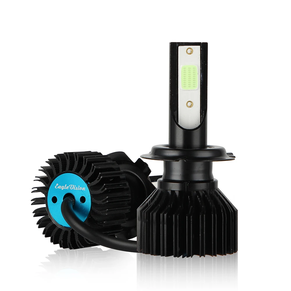 

2PCS LED H7 Car Headlight Fog Lights Bulb 1800W H7 LED Headlight Bulbs DOB Chip 6000K Ice Blue DOB LED Chips Fog Light