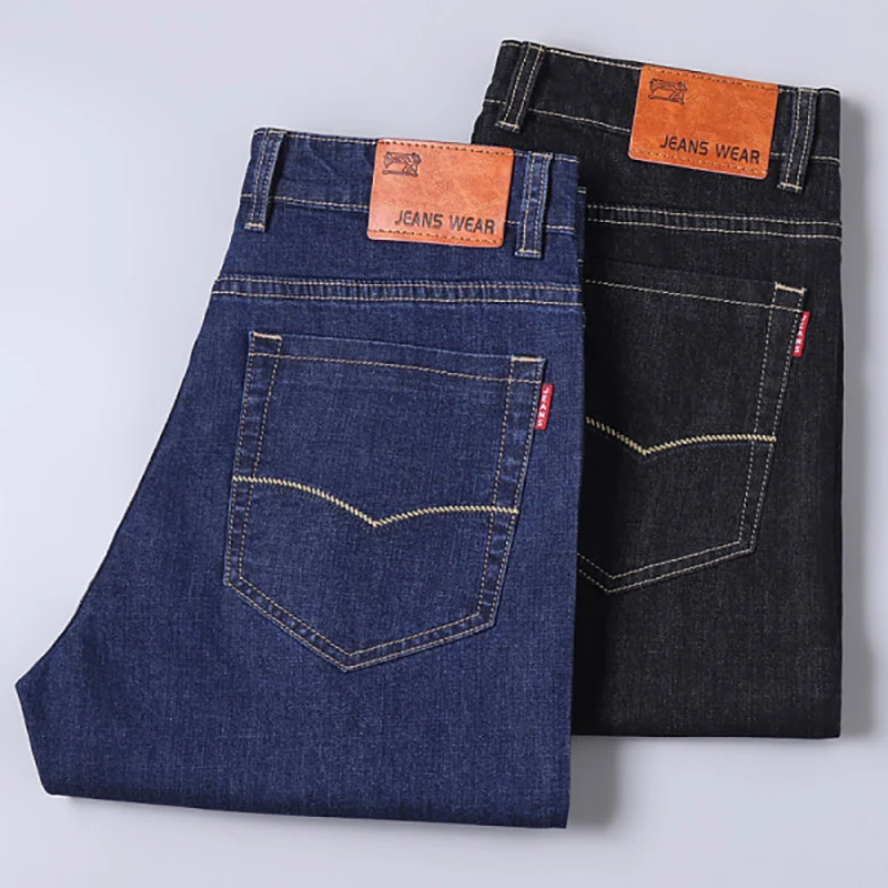 

2021 Classical Jeans Men trousers Denim Shorts Fashion Casual Stretch Slim Blue Thin Short Jeans Male